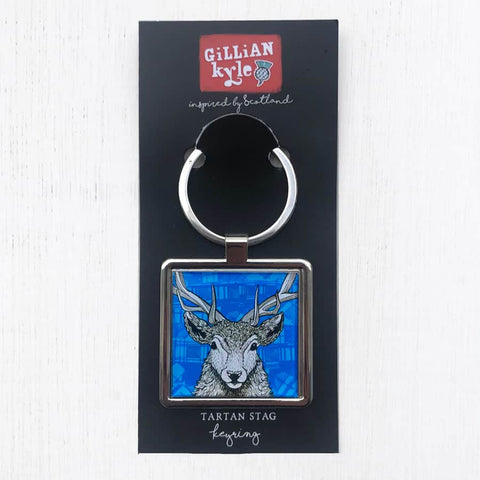 tartan-stag-keyring-gilliankyle