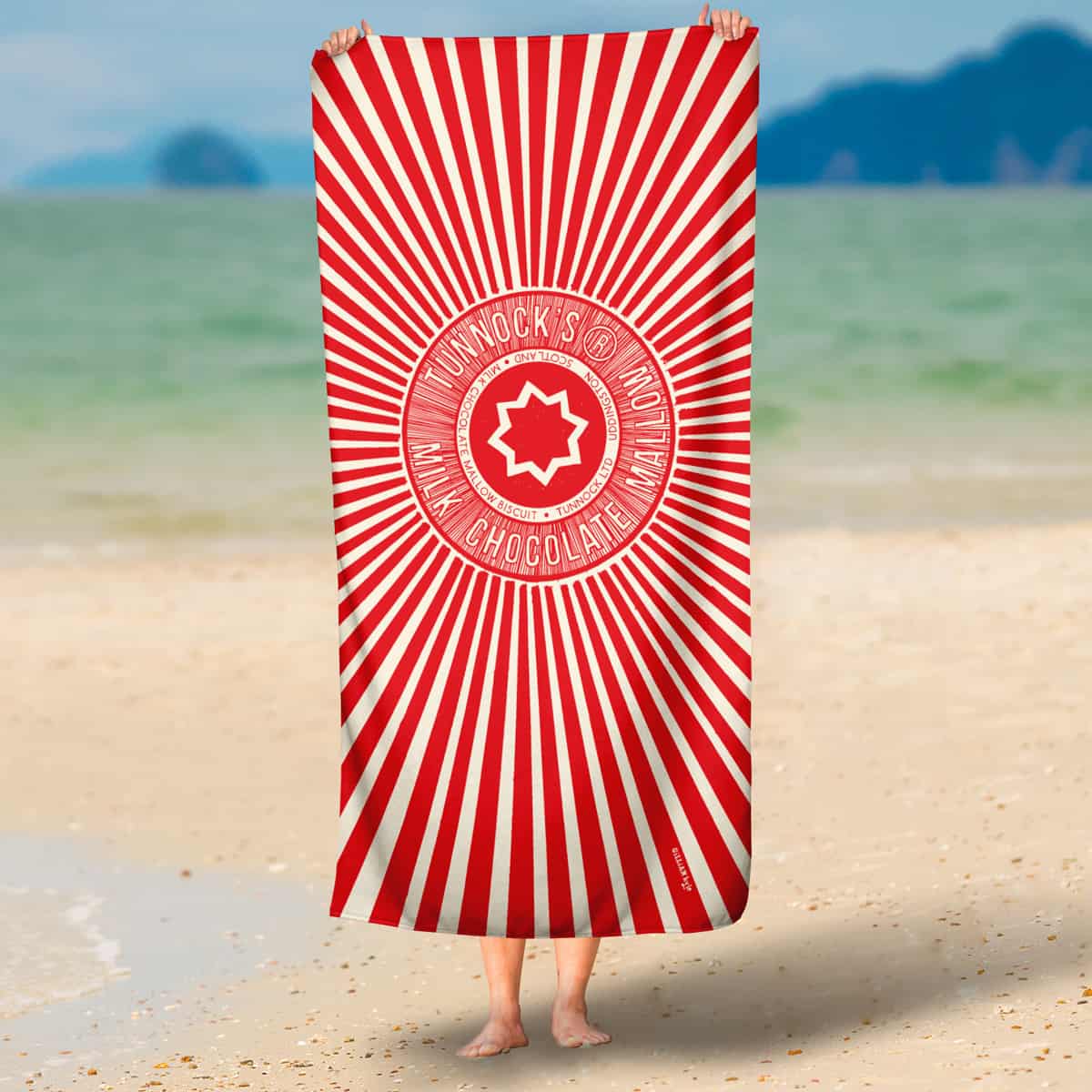 tunnocks-tea-cake-scottish-beach-towel-gillian-kyle-3